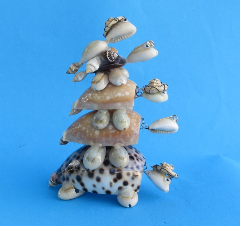 5 Stacked Cowry Turtle Novelties Wholesale