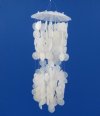 14 inches Wholesale White Capiz Shell Chimes with 25 rows of 1 inch capiz shells - 3 pcs @ $4.80 each; 12 pcs @ $4.20 each