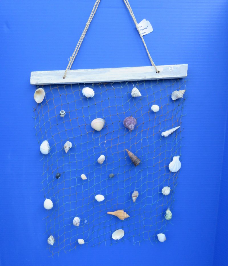 Wholesale Hanging Decorative Fish Net With Small Shells