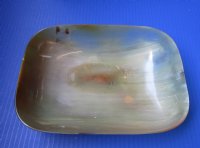 Wholesale Rectangular Polished Buffalo Horn Trays - Packed: 2 pcs @ $12.75 each