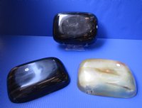 Wholesale Rectangular Polished Buffalo Horn Trays - Packed: 2 pcs @ $12.75 each