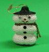 Wholesale Sea Urchin Snowman Christmas Ornament  - 5 @ $2.75 each; 30 pcs @ $2.45 each