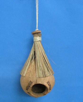 Wholesale Coconut Birdhouse"Tiki Hut" style - 6 pcs @ $2.75 each