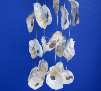 21 inches Oyster shell windchime with coconut top - 5 pcs @ $3.00 each