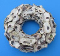 7 inches Oyster Shell Wreaths Wholesale for shell wall art or shell candle holder - 3 pcs @ $6.00 each 